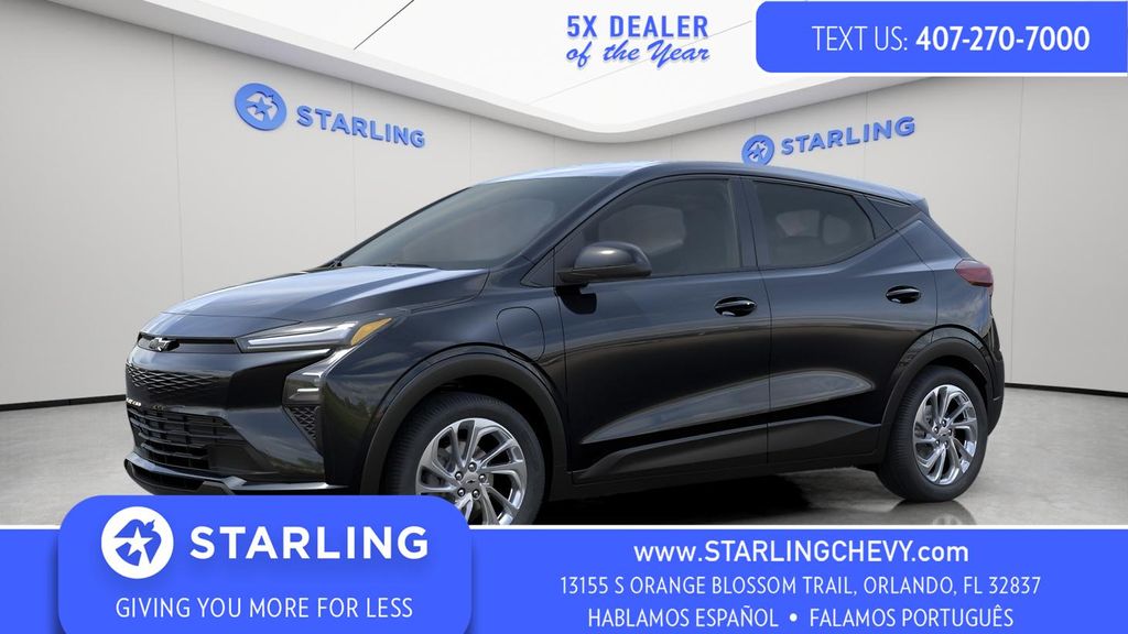 Mosaic Black Metallic 2027 Chevrolet Bolt SUV / Crossover Front-Wheel Drive 1-Speed Automatic