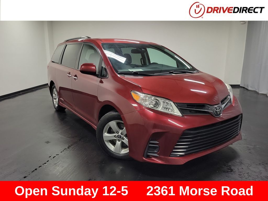 Salsa Red Pearl 2020 Toyota Sienna Minivan Front-Wheel Drive 8-Speed Automatic