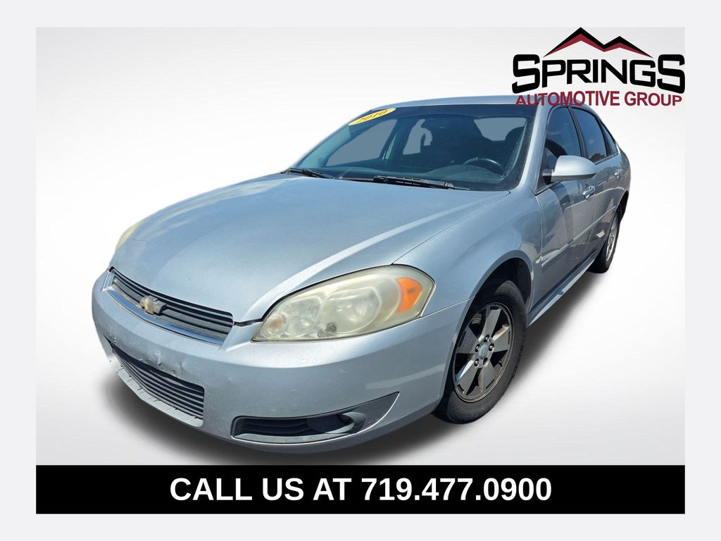 Blade Silver Metallic 2010 Chevrolet Impala Sedan Front-Wheel Drive 4-Speed Automatic Overdrive