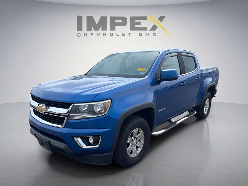 Kinetic Blue Metallic 2018 Chevrolet Colorado Pickup Truck Four-Wheel Drive 8-Speed Automatic