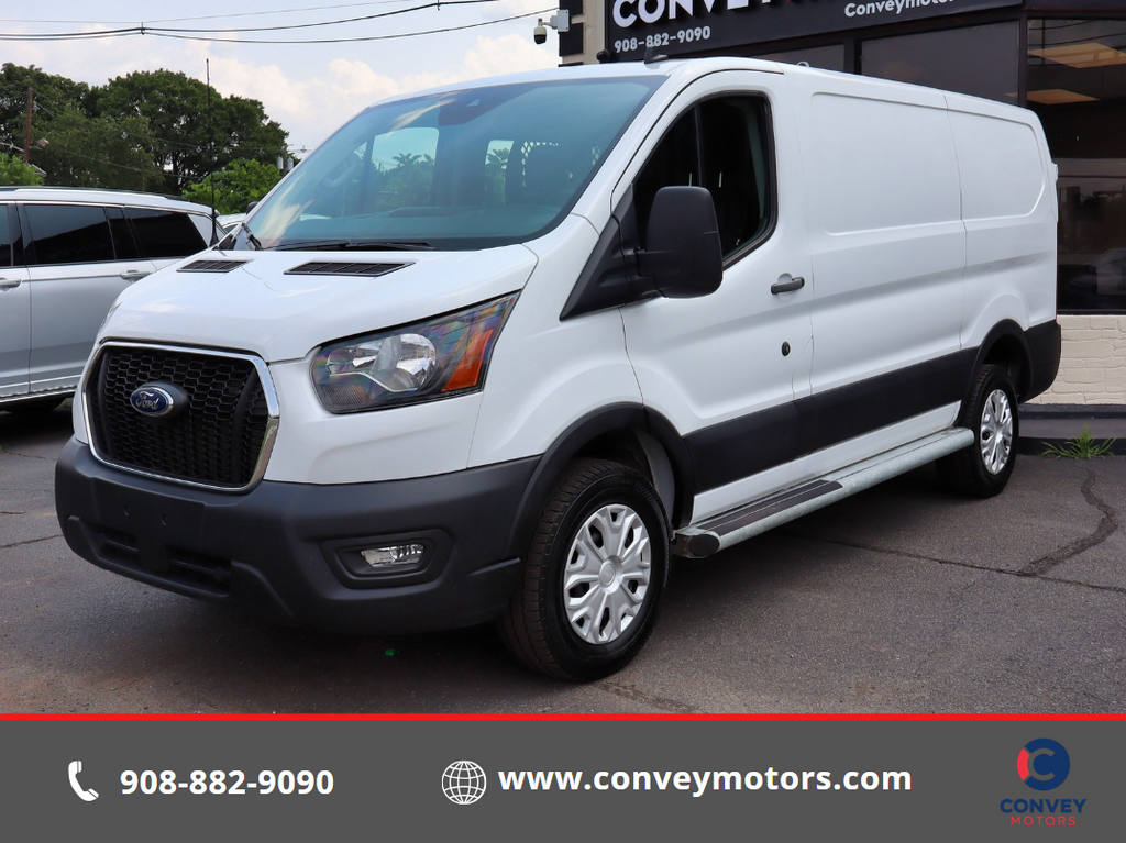 Oxford White 2024 Ford Transit Cargo Van Rear-Wheel Drive