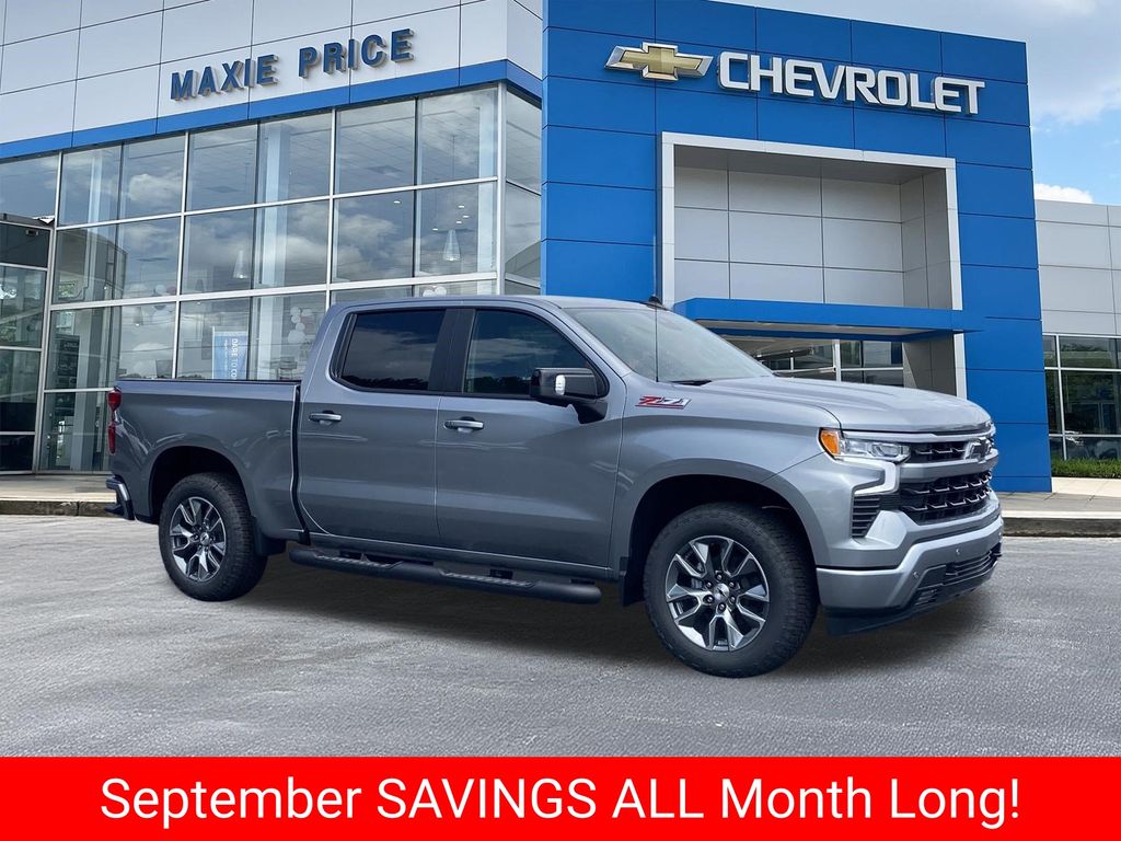 Sterling Gray Metallic 2026 Chevrolet Silverado 1500 Pickup Truck Four-Wheel Drive Automatic