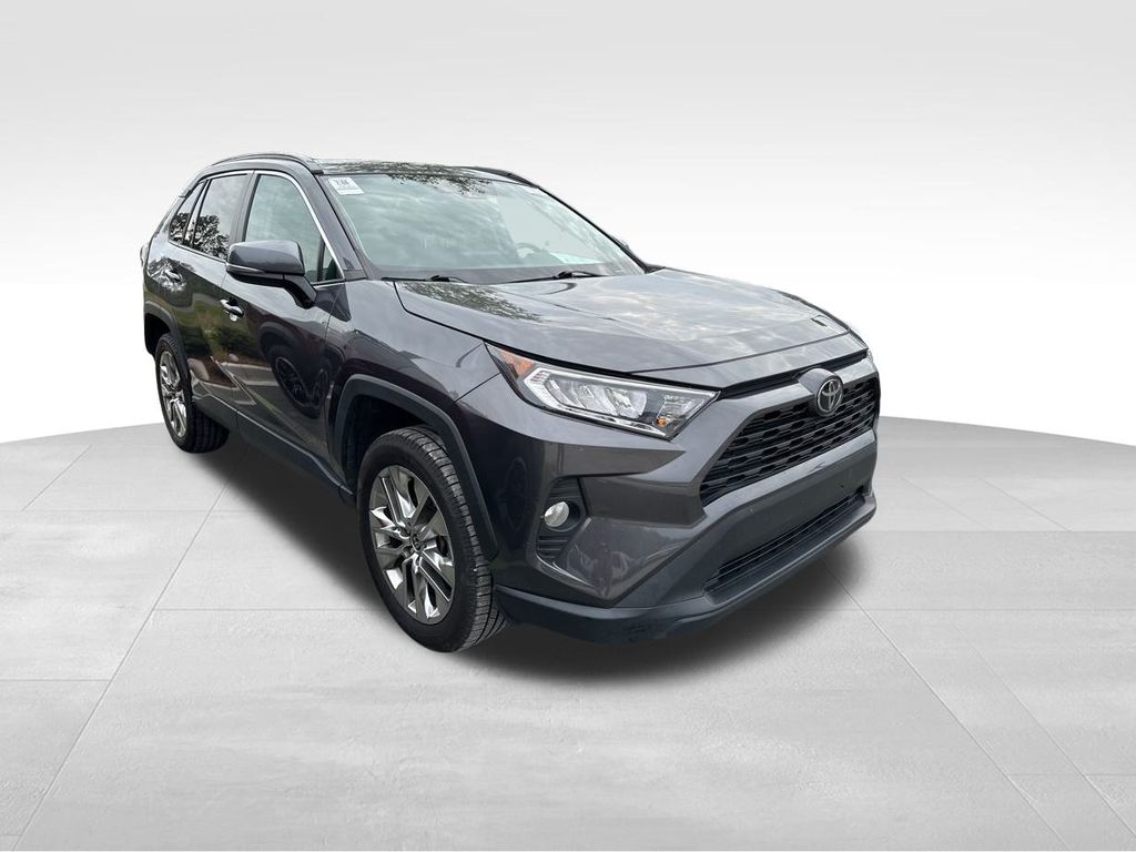 2021 Magnetic Gray Metallic Toyota RAV4 XLE Premium FWD SUV