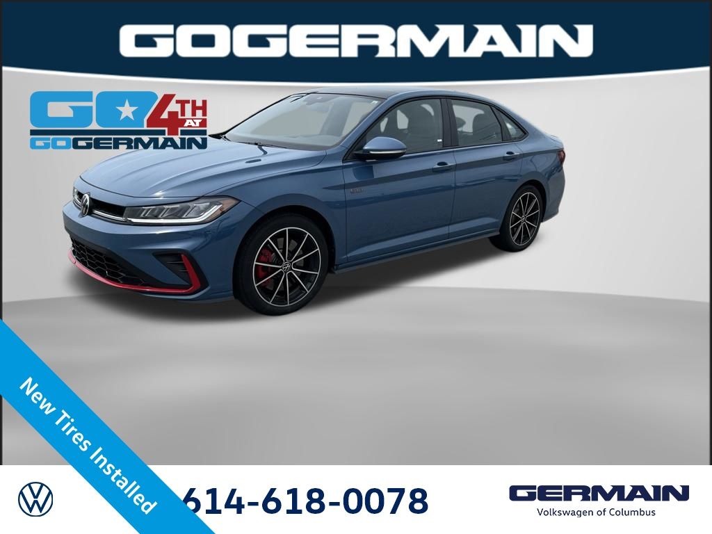 Blue 2025 Volkswagen Jetta GLI Sedan Front-Wheel Drive Automatic