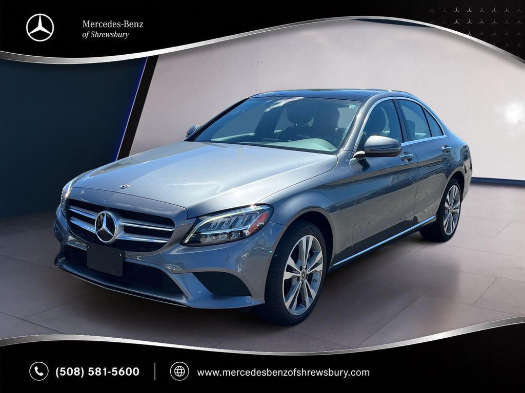 Selenite Gray Metallic 2021 Mercedes-Benz C-Class Sedan All-Wheel Drive 9-Speed Automatic