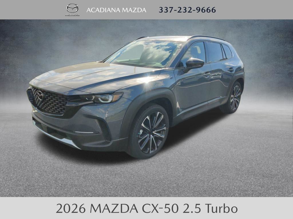 Polymetal Gray Metallic 2026 Mazda CX-50 2.5 Turbo AWD SUV / Crossover All-Wheel Drive 6-Speed Automatic