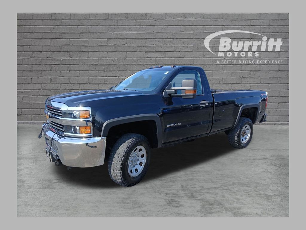 Black 2017 Chevrolet Silverado 3500HD Pickup Truck 6-Speed Automatic Overdrive