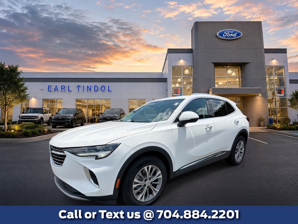 Summit White 2022 Buick Envision SUV / Crossover Front-Wheel Drive 9-Speed Automatic