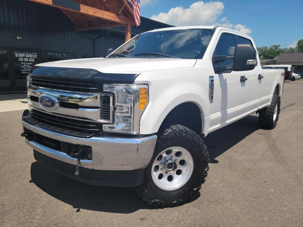 White 2017 Ford F-250 Super Duty Pickup Truck Four-Wheel Drive 6-Speed Automatic