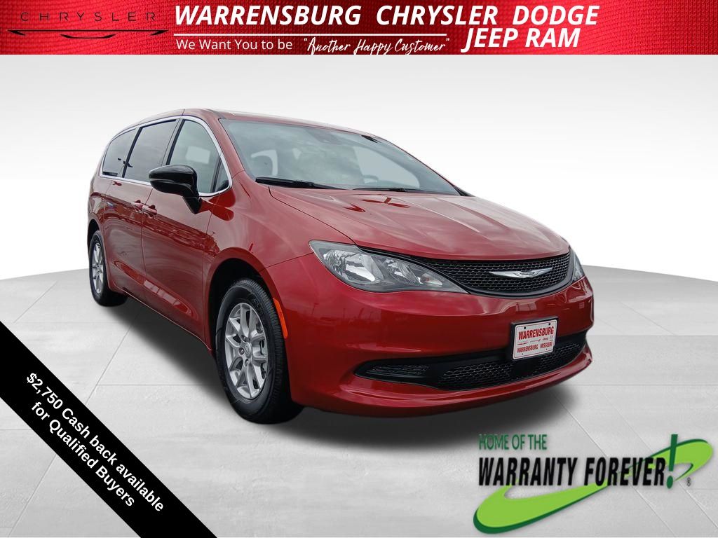 Red Hot Pearlcoat 2026 Chrysler Voyager LX FWD Minivan Front-Wheel Drive 9-Speed Automatic