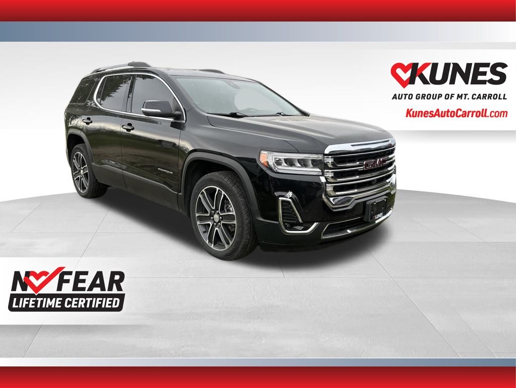 Black (Ebony Twilight Metallic) 2021 GMC Acadia SLT AWD SUV / Crossover Four-Wheel Drive 9-Speed Automatic