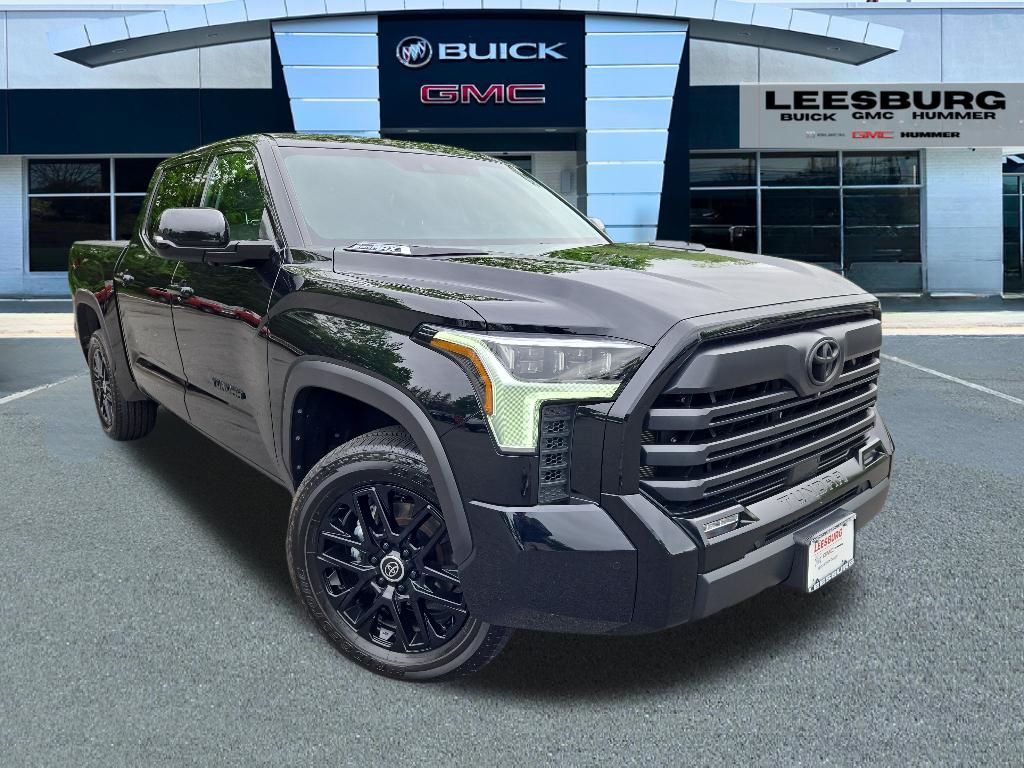 Black 2024 Toyota Tundra Hybrid Limited HV CrewMax Cab 4WD Pickup Truck Four-Wheel Drive Automatic