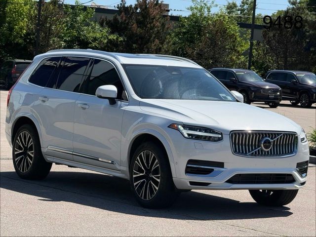 Crystal White 2024 Volvo XC90 Recharge T8 Plus Bright Theme 7-Passenger eAWD SUV / Crossover All-Wheel Drive Automatic