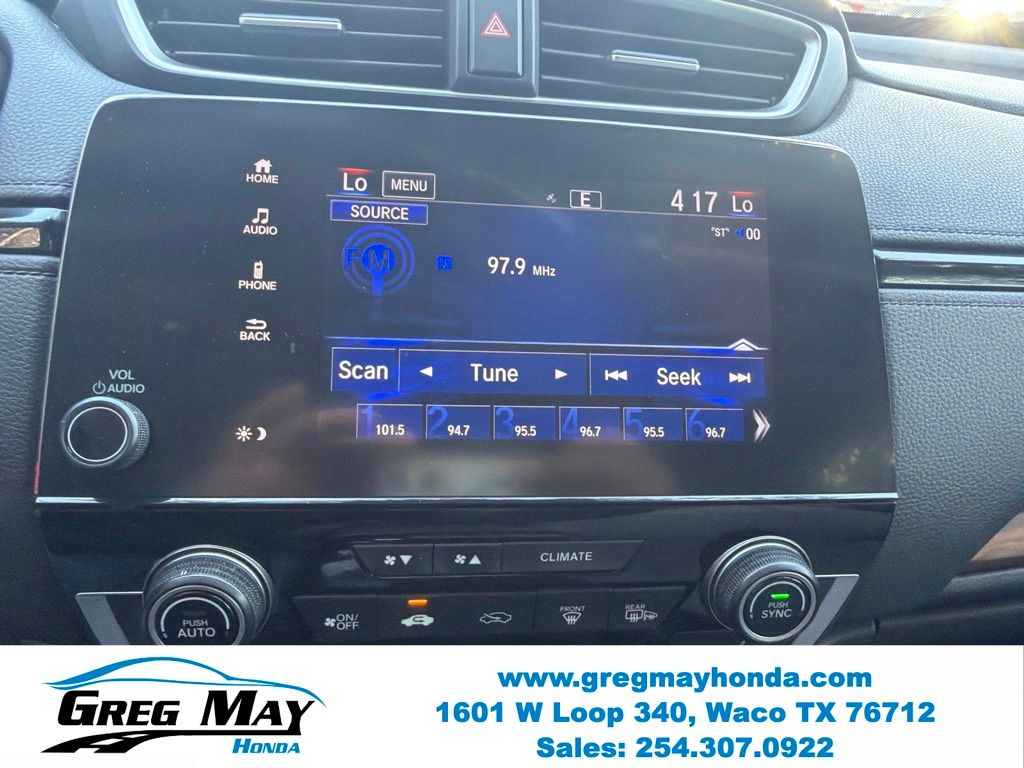 2019 Honda CR-V EX-L Blue at Greg May Honda