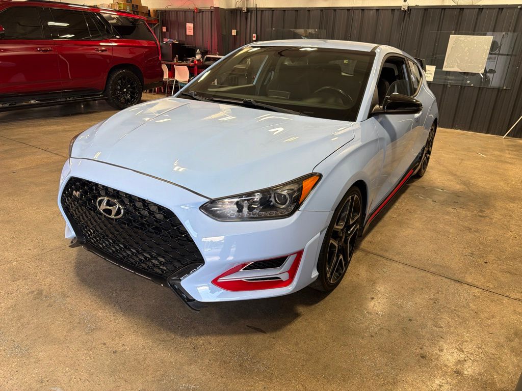 Performance Blue 2020 Hyundai Veloster N Coupe Front-Wheel Drive 6-Speed Manual