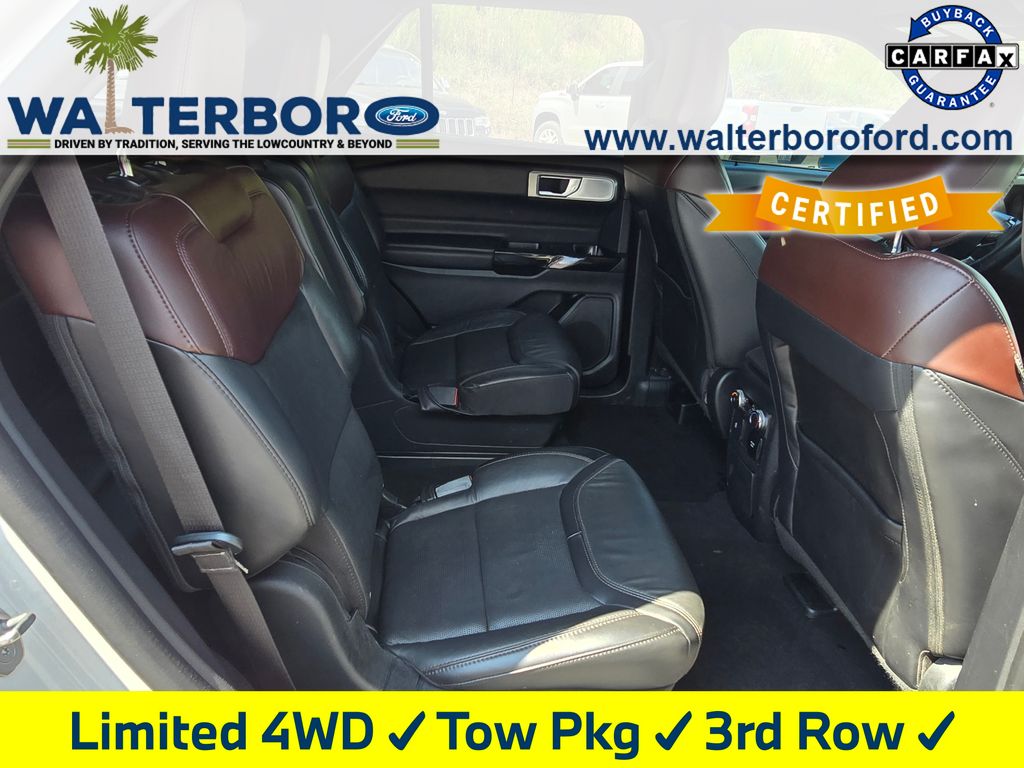 2022 Ford Explorer Platinum White at Stokes Volkswagen