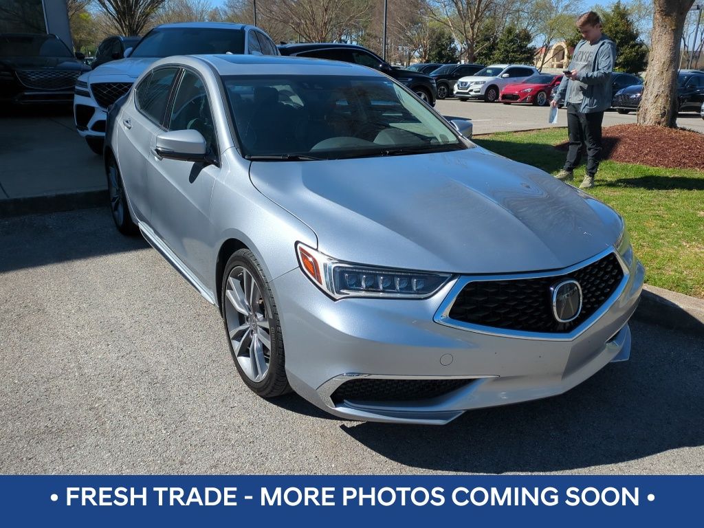 Silver Metallic 2019 Acura TLX V6 FWD with Technology Package Sedan Front-Wheel Drive 9-Speed Automatic