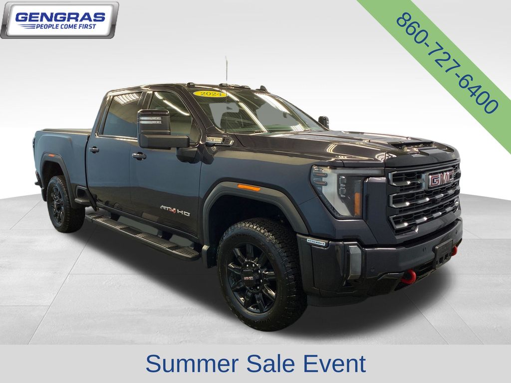 Titanium Rush Metallic 2024 GMC Sierra 2500HD Pickup Truck Four-Wheel Drive Automatic