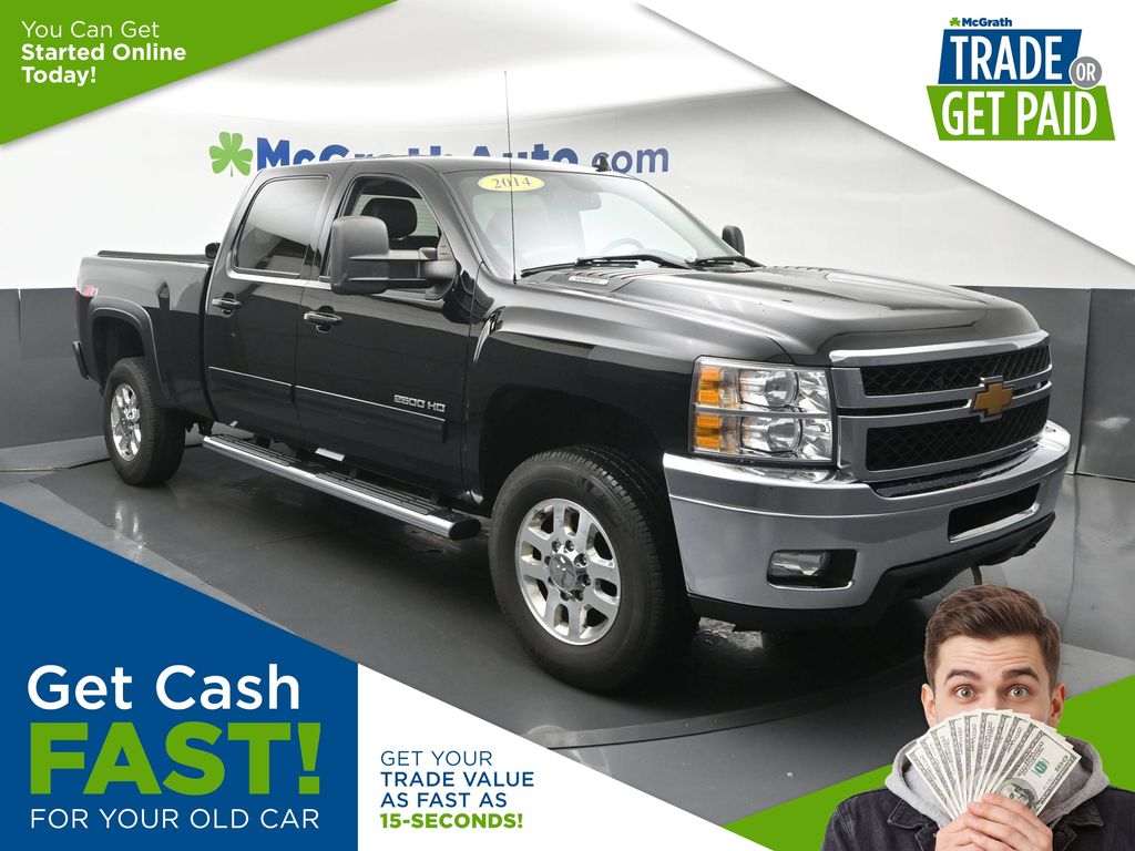 Black 2014 Chevrolet Silverado 2500HD Pickup Truck Four-Wheel Drive 6-Speed Automatic Overdrive
