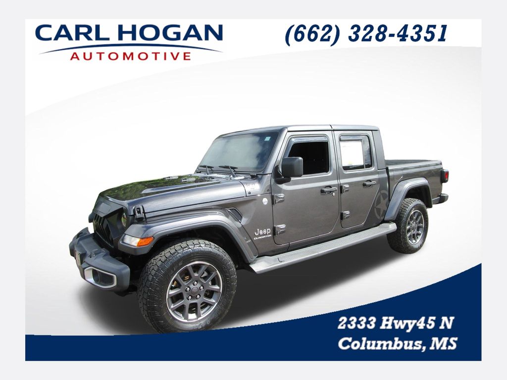 Crystal Metallic 2021 Jeep Gladiator Pickup Truck Four-Wheel Drive 8-Speed Automatic
