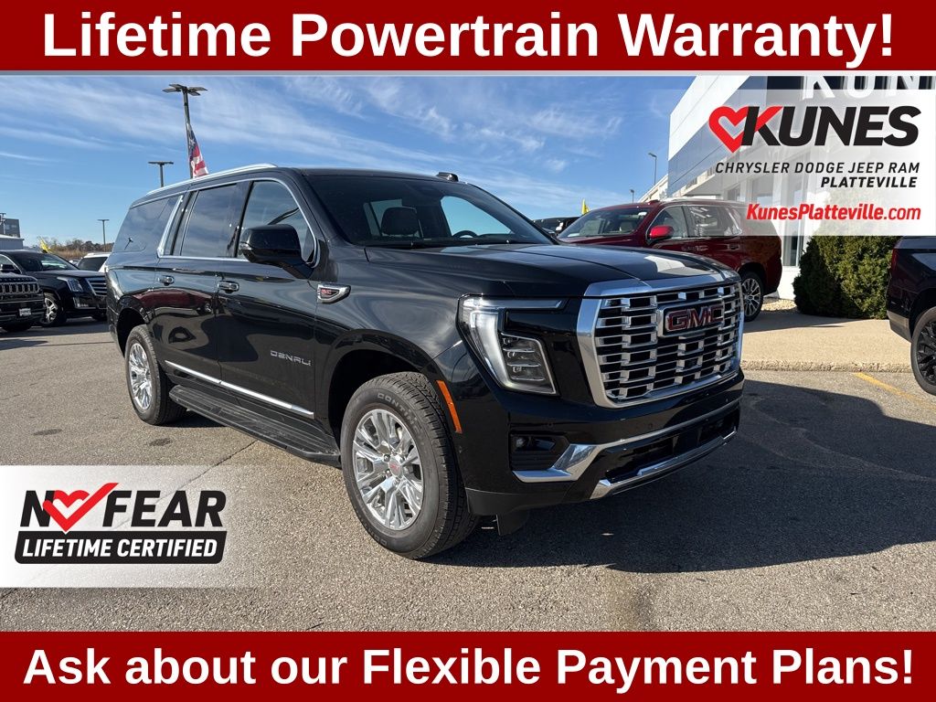 Black 2025 GMC Yukon XL SUV / Crossover Four-Wheel Drive