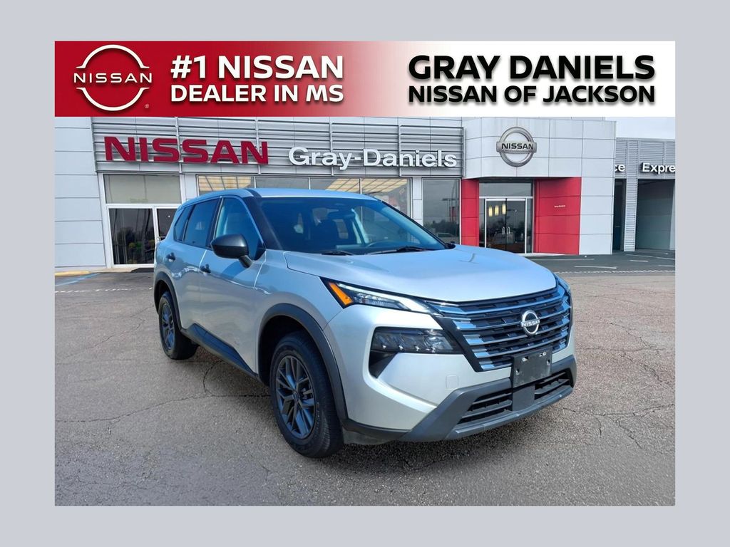 Brilliant Silver Metallic 2024 Nissan Rogue SUV / Crossover All-Wheel Drive Continuously Variable Transmission
