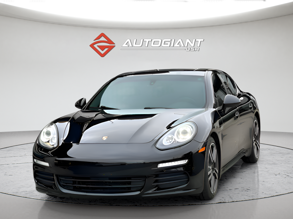 Black 2016 Porsche Panamera 4 Sedan All-Wheel Drive 7-Speed Automatic