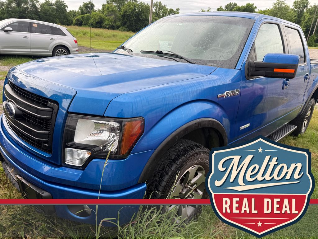 Blue Flame Metallic 2014 Ford F-150 Pickup Truck Four-Wheel Drive 6-Speed Automatic
