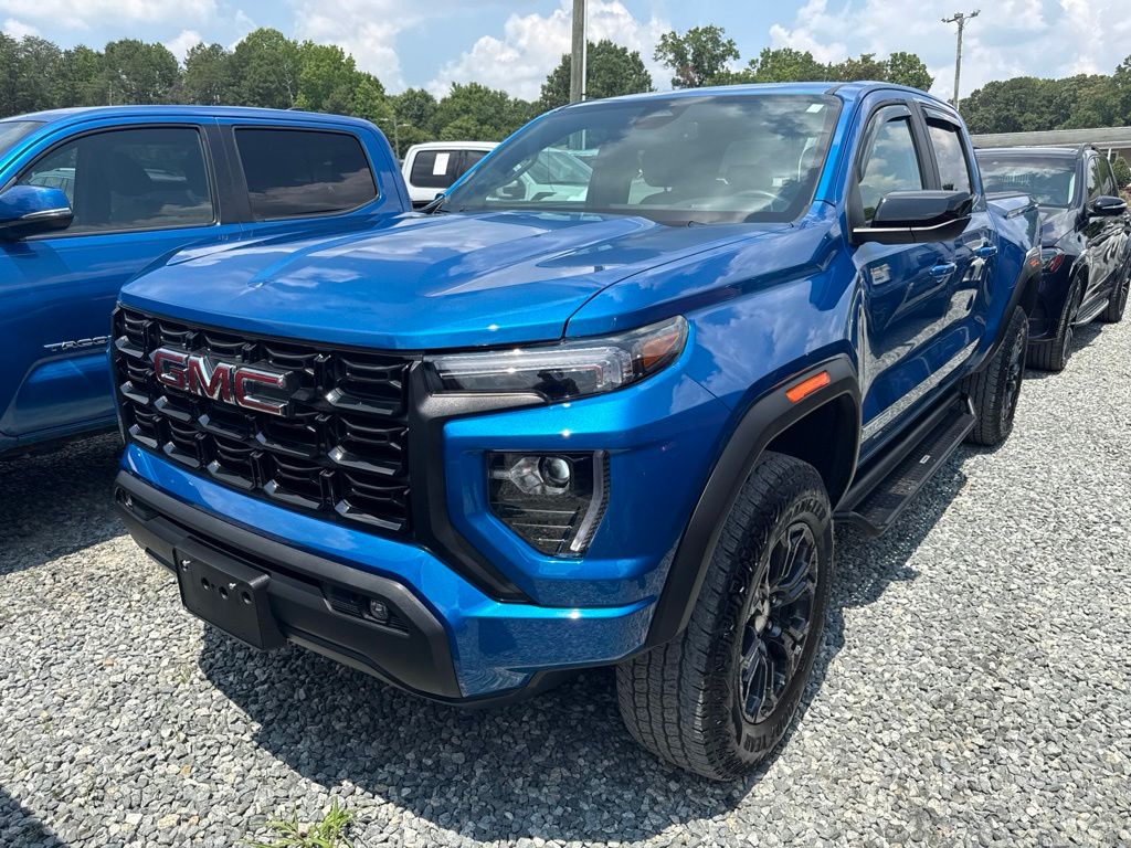 Dynamic Blue Metallic 2024 GMC Canyon Pickup Truck Four-Wheel Drive 8-Speed Automatic