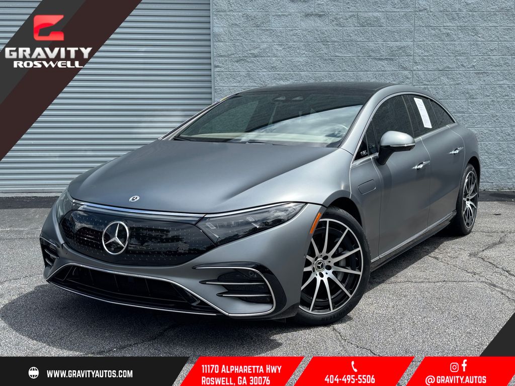 MANUFAKTUR Selenite Gray Magno 2023 Mercedes-Benz EQS Sedan Rear-Wheel Drive 1-Speed Automatic