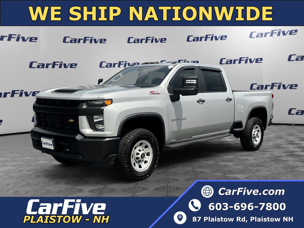 Silver Ice Metallic 2021 Chevrolet Silverado 2500HD Work Truck Crew Cab 4WD Pickup Truck Four-Wheel Drive Automatic