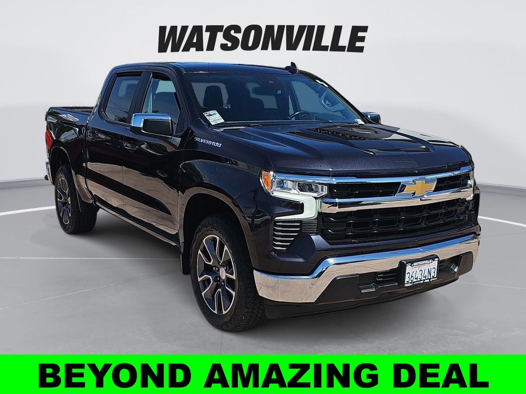 Dark Ash Metallic 2022 Chevrolet Silverado 1500 LT Crew Cab RWD Pickup Truck 4X2 Automatic