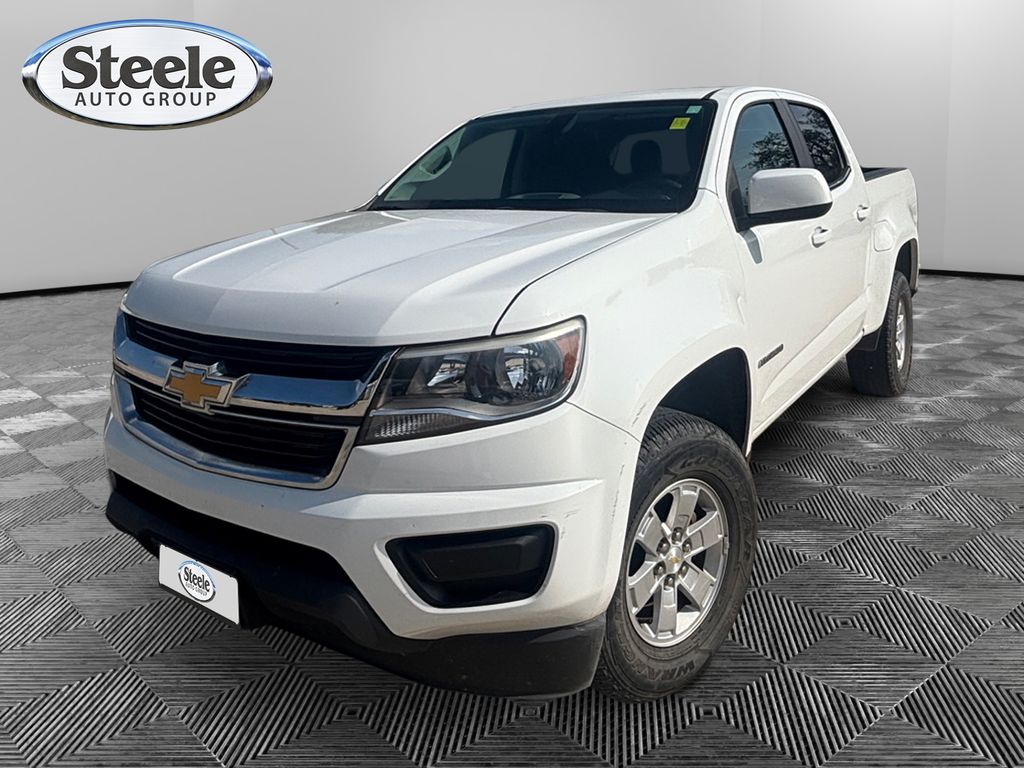 Summit White 2019 Chevrolet Colorado Work Truck Crew Cab RWD Pickup Truck 4X2 8-Speed Automatic