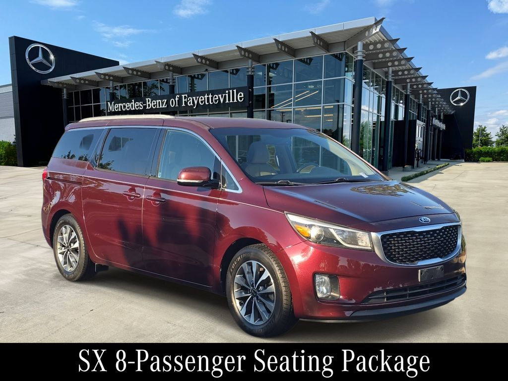 Venetian Red 2015 Kia Sedona Minivan Front-Wheel Drive 6-Speed Automatic