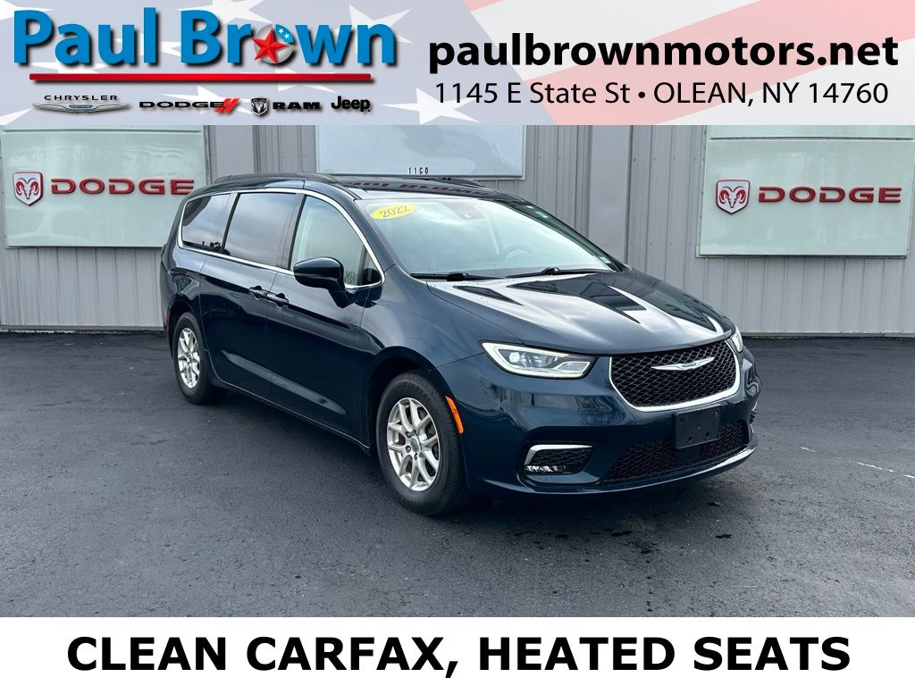 Fathom Blue Pearlcoat 2022 Chrysler Pacifica Touring L FWD Minivan Front-Wheel Drive 9-Speed Automatic