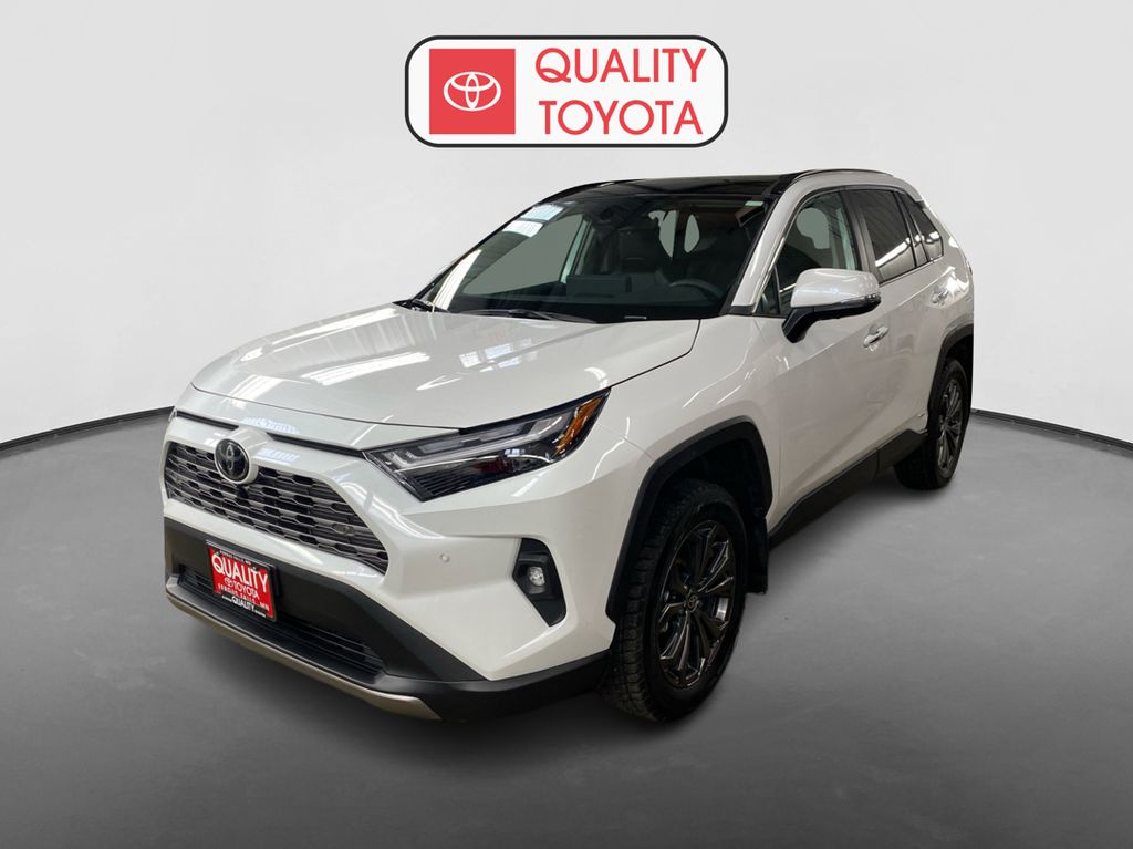 White (Wind Chill Pearl) 2025 Toyota RAV4 Hybrid Limited AWD SUV / Crossover All-Wheel Drive Continuously Variable Transmission