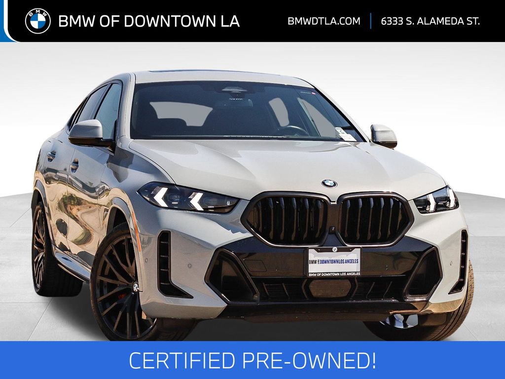 Brooklyn Gray Metallic 2024 BMW X6 xDrive40i AWD SUV / Crossover All-Wheel Drive 8-Speed Automatic