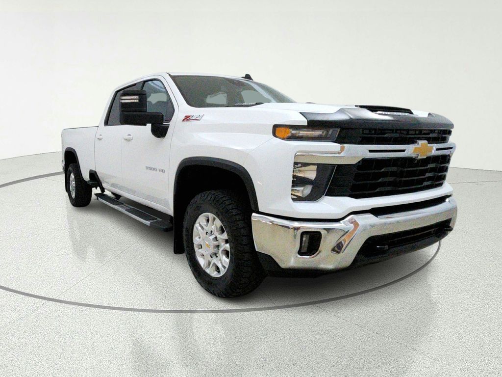 White 2024 Chevrolet Silverado 3500HD Pickup Truck Four-Wheel Drive Automatic