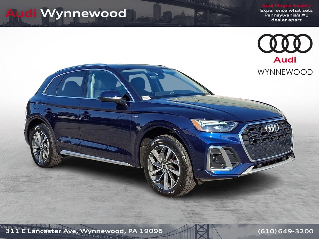 Blue Metallic 2023 Audi Q5 SUV / Crossover All-Wheel Drive 7-Speed Automatic