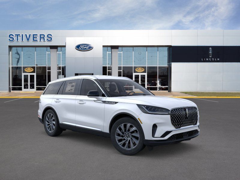 Pristine White Metallic Tri-Coat 2026 Lincoln Aviator Premiere RWD SUV / Crossover Rear-Wheel Drive Automatic