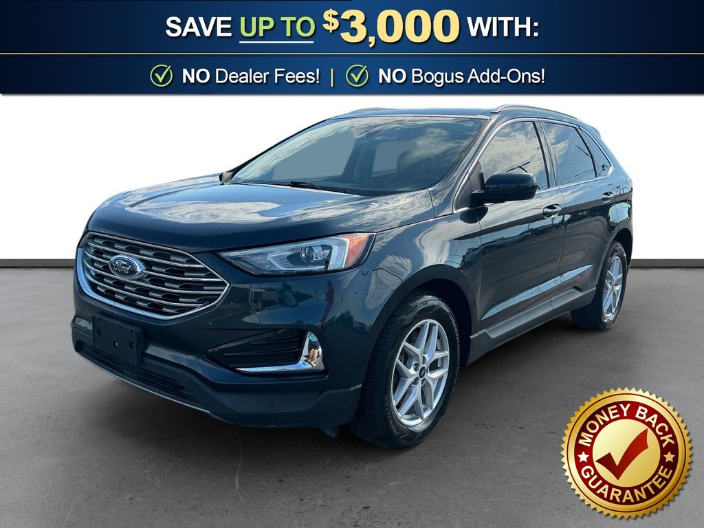 Blue Metallic 2022 Ford Edge SEL AWD SUV / Crossover All-Wheel Drive 8-Speed Automatic