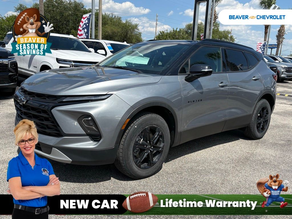 Sterling Gray Metallic 2025 Chevrolet Blazer SUV / Crossover All-Wheel Drive 9-Speed Automatic Overdrive