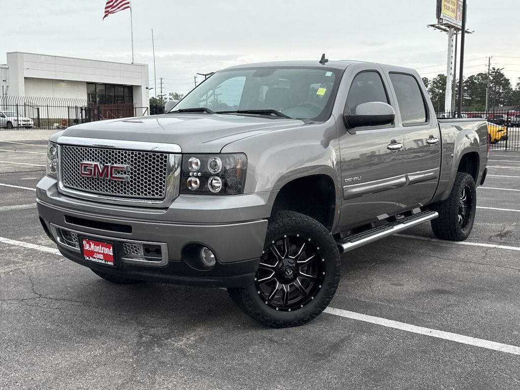 Steel Gray Metallic 2013 GMC Sierra 1500 Denali Crew Cab AWD Pickup Truck All-Wheel Drive 6-Speed Automatic Overdrive