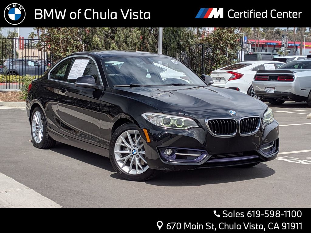 Black Sapphire Metallic 2016 BMW 2 Series 228i Coupe RWD Coupe Rear-Wheel Drive 8-Speed Automatic