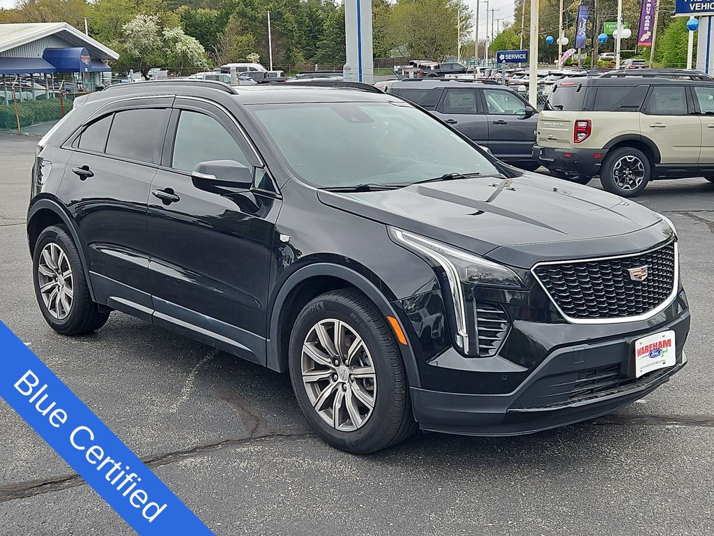 Stellar Black Metallic 2022 Cadillac XT4 Sport AWD SUV / Crossover Four-Wheel Drive 9-Speed Automatic