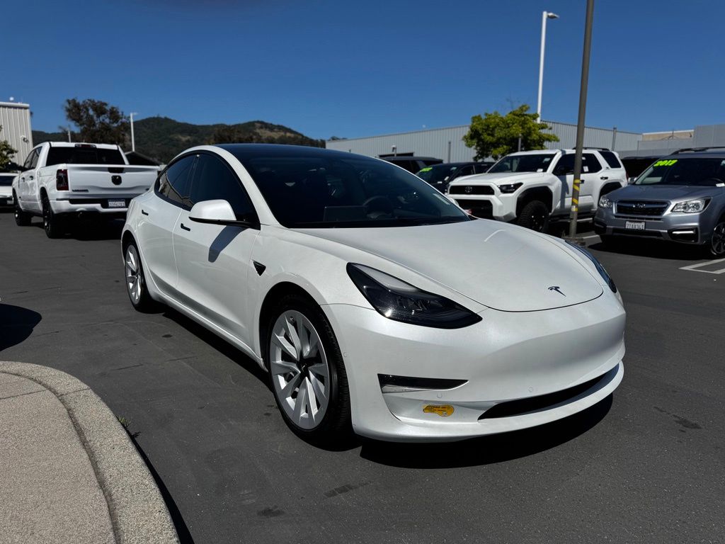Used 2022 Tesla Model 3 Long Range with VIN 5YJ3E1EB7NF210084 for sale in San Rafael, CA