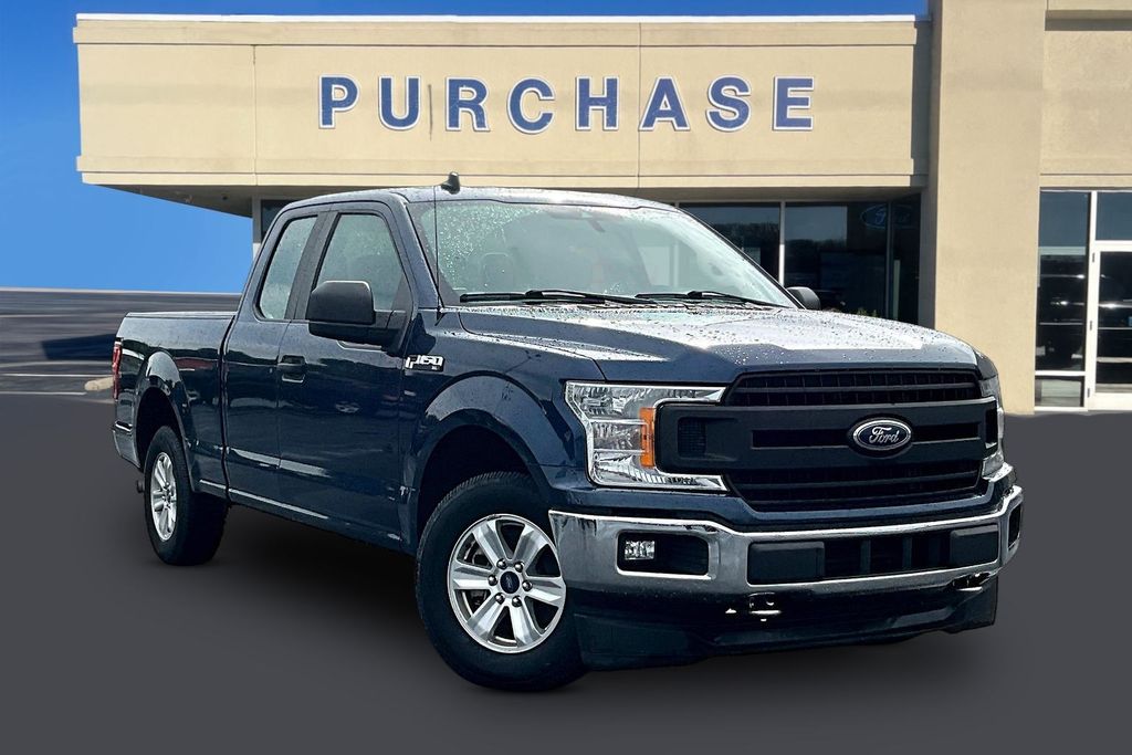 Blue 2020 Ford F-150 Pickup Truck 4X2 Automatic
