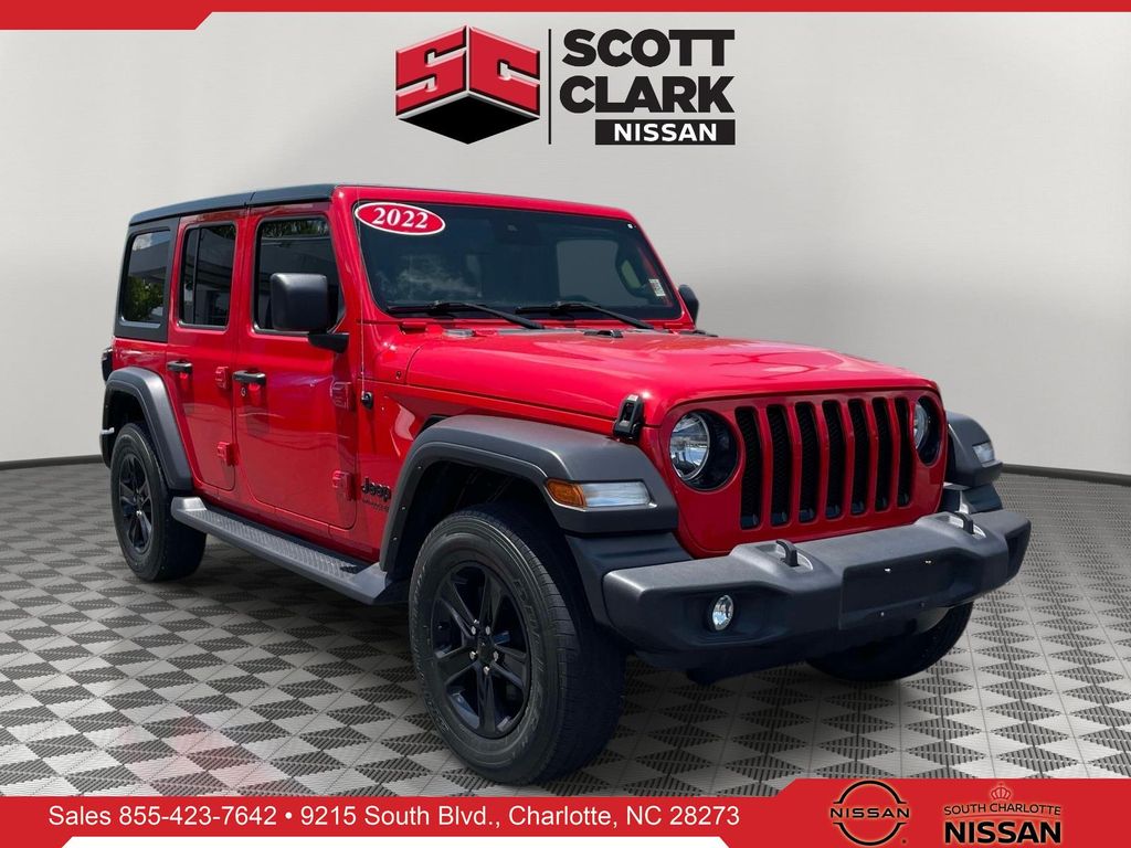 Firecracker Red Clearcoat 2022 Jeep Wrangler SUV / Crossover Four-Wheel Drive 8-Speed Automatic
