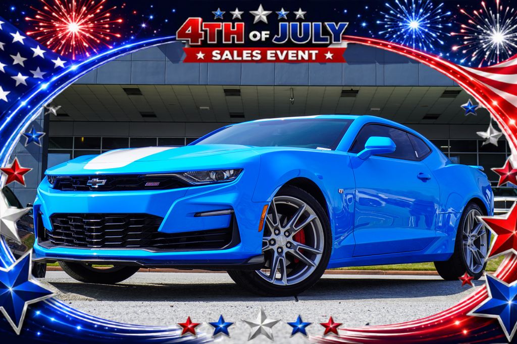 Rapid Blue 2022 Chevrolet Camaro Coupe Rear-Wheel Drive Automatic