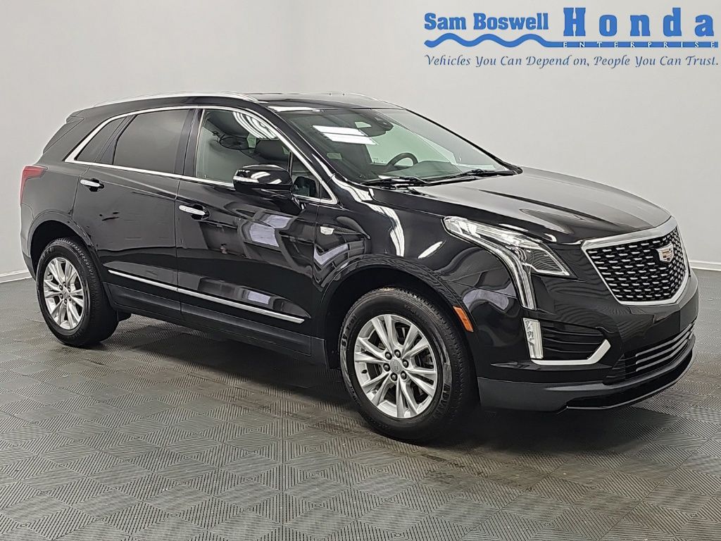 Black Metallic 2021 Cadillac XT5 SUV / Crossover Front-Wheel Drive 9-Speed Automatic